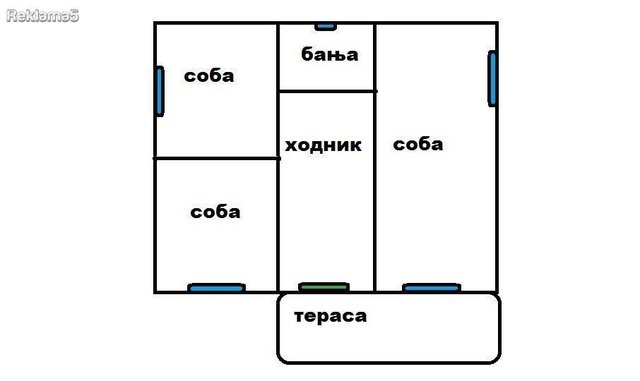 Се продава куќа 90м2,с.Орман