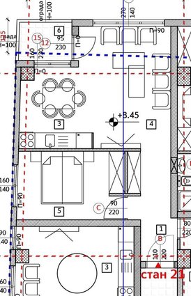 Kapistec 70m2 so tri i 50m2 so edna spalna ..novi