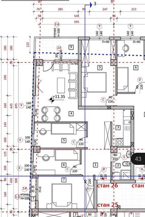 Kapistec 70m2 so tri i 50m2 so edna spalna ..novi