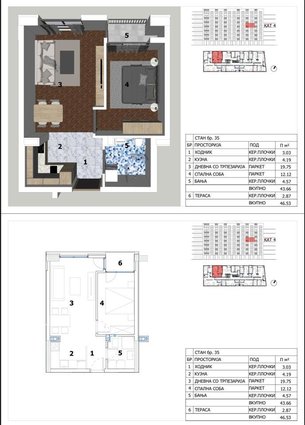 Се продаваат 4-ри станови во изградба