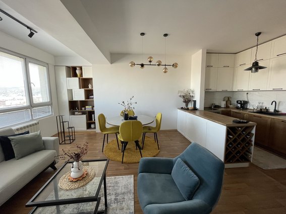 Се издава нов, целосно опремен стан во централна локација/For Rent: Newly Built, Spacious Apartment in Central Skopje