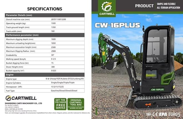 MINI BAGER CW 16 PRO