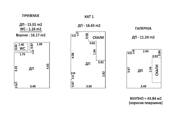 СЕ ПРОДАВА ДЕЛОВЕН ПРОСТОР НА ТРИ КАТА ВО ТЦ ЛЕПТОКАРИЈА, СКОПЈЕ